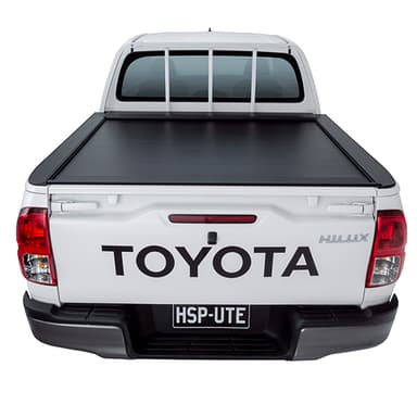 Rear view of Toyota Hilux SR J-Deck tub with tailgate closed