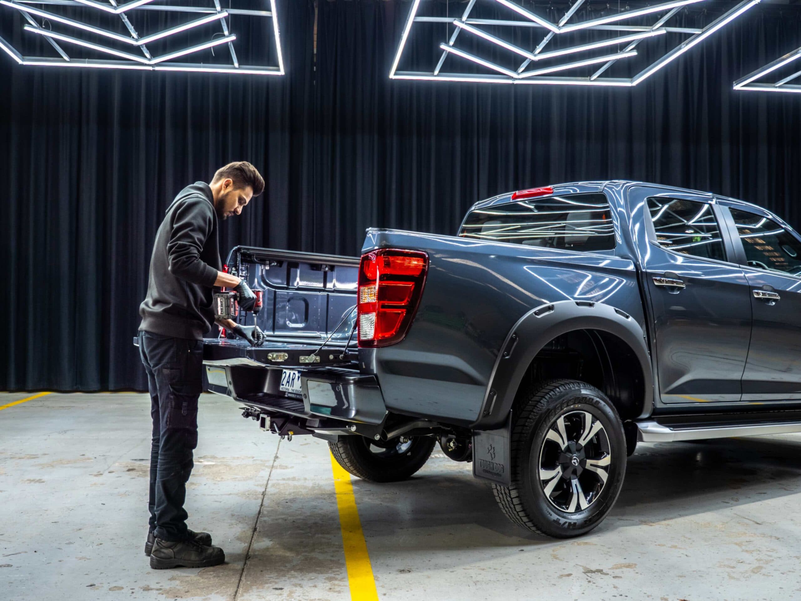 Tailgate Lock DIY Installation put on display